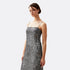 Elmi Shimmer Silver Midi Dress